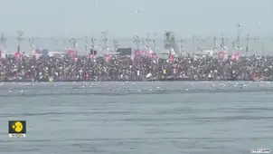 PM Modi in Maha Kumbh: PM takes holy dip as Delhi votes in key polls
