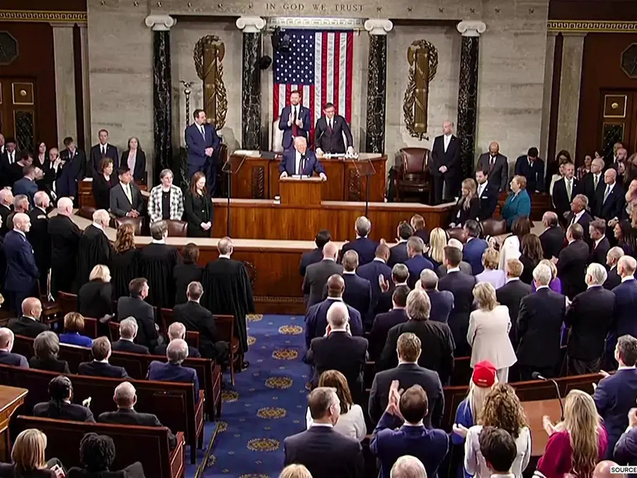 Trump Touts Tariffs, Woke Crackdown, Greenland Claim In Joint Congress Address