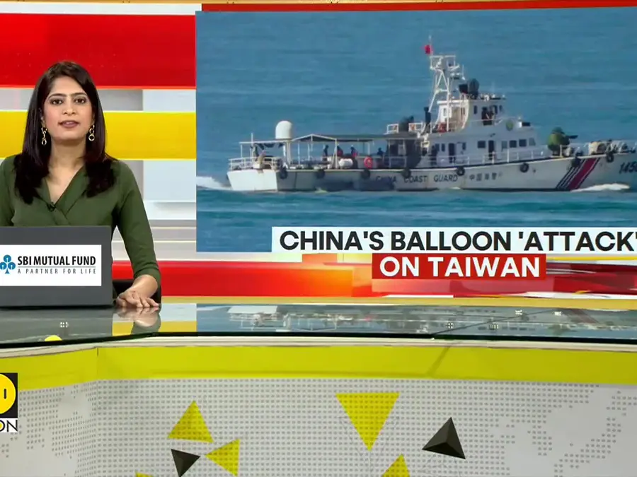 Balloons, aircraft & warships threaten Taiwan