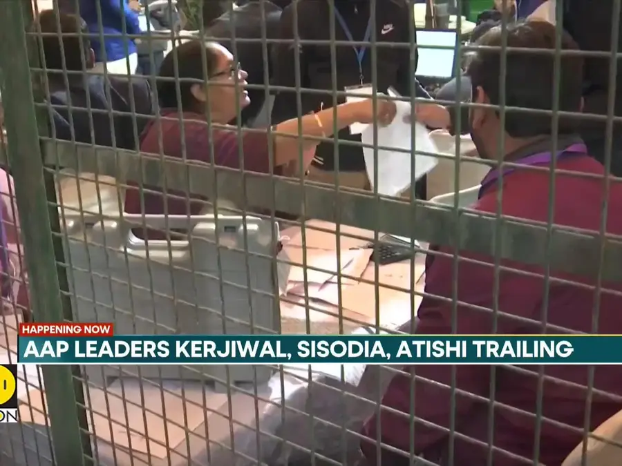 Delhi election result counting: BJP and AAP in close fight as Congress falls behind