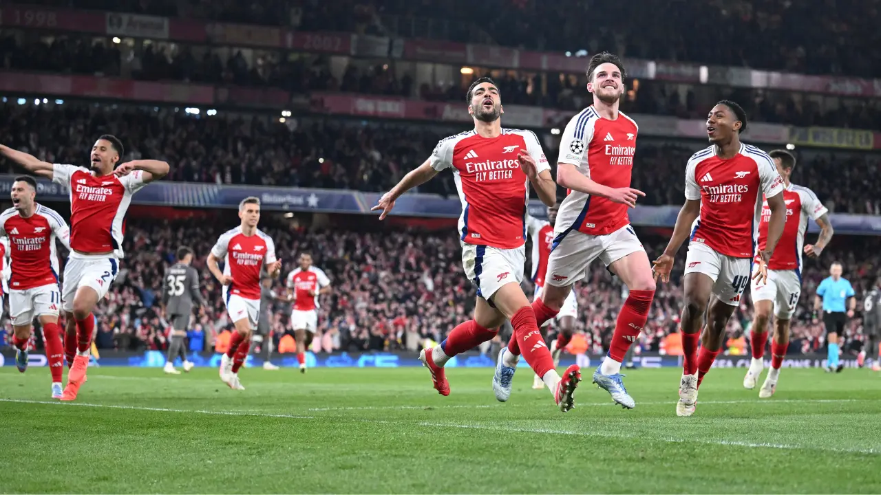Champions League QF: Declan Rice conjures free-kick magic as Arsenal stun title-holders Real Madrid Champions League QF: Declan Rice conjures free-kick magic as Arsenal stun title-holders Real Madrid
