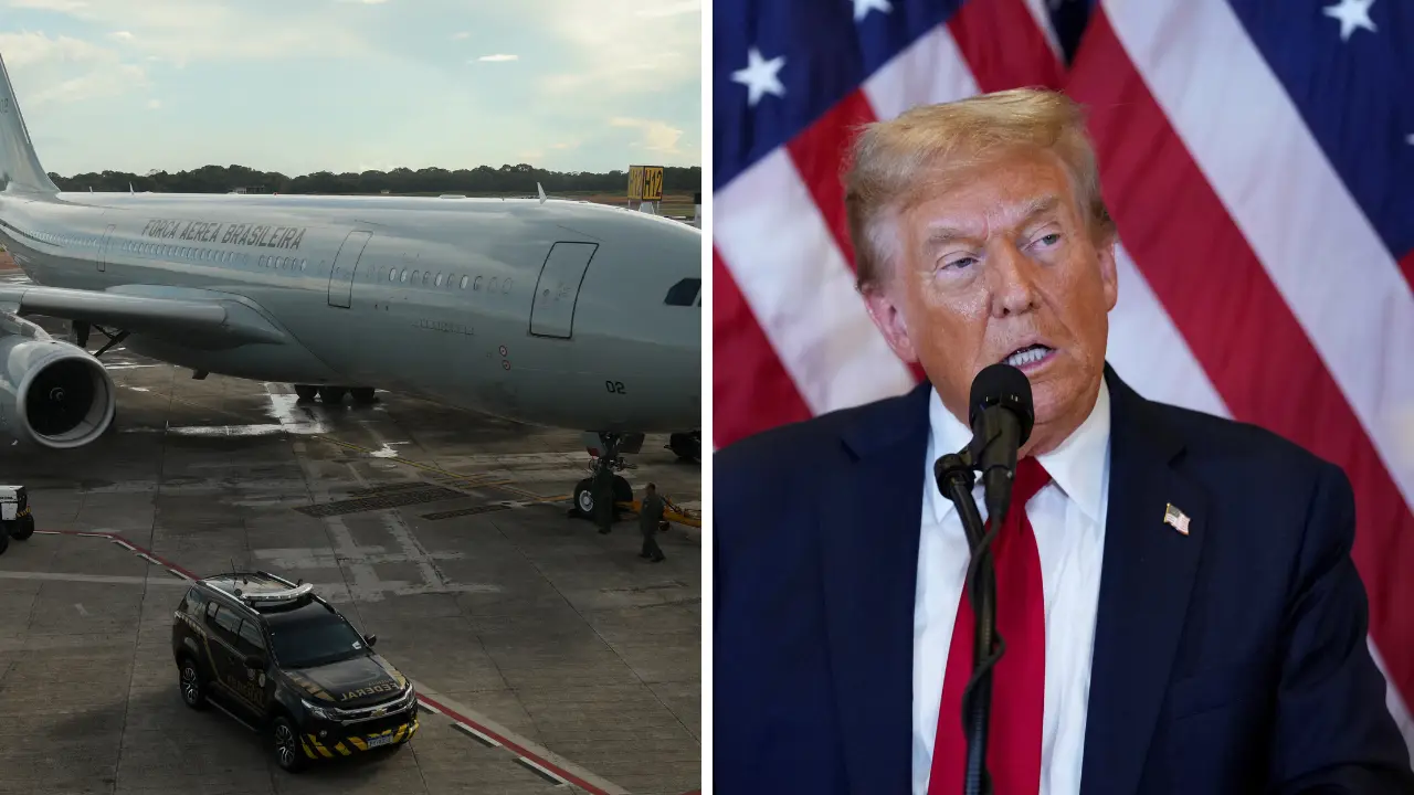 Flagrant disregard: Brazil outraged as immigrants deported from US arrive in handcuffs Flagrant disregard: Brazil outraged as immigrants deported from US arrive in handcuffs