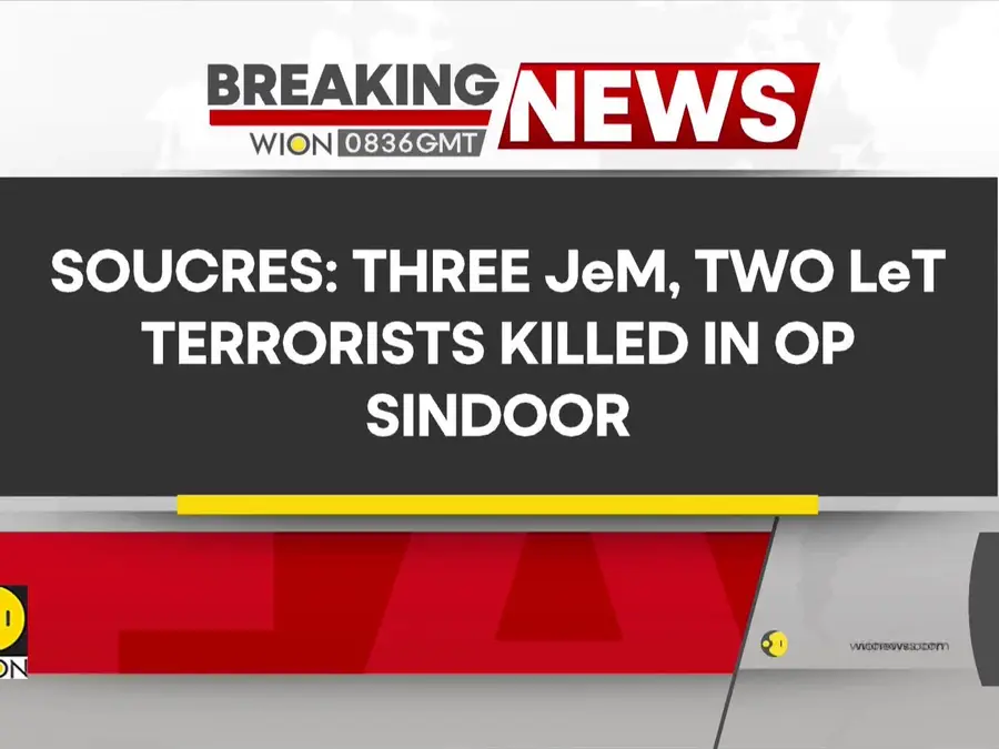 BREAKING | Operation Sindoor: Top terrorists neutralised, at least 5 eliminated