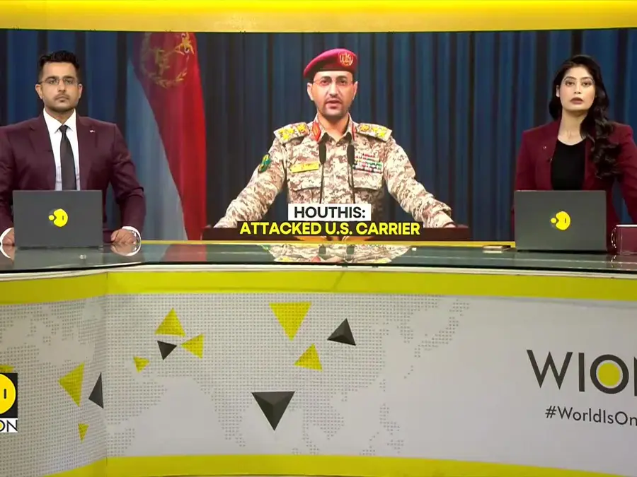 Yemen's Houthis claim attack on US aircraft carrier in Red Sea with missiles, US vows retaliation