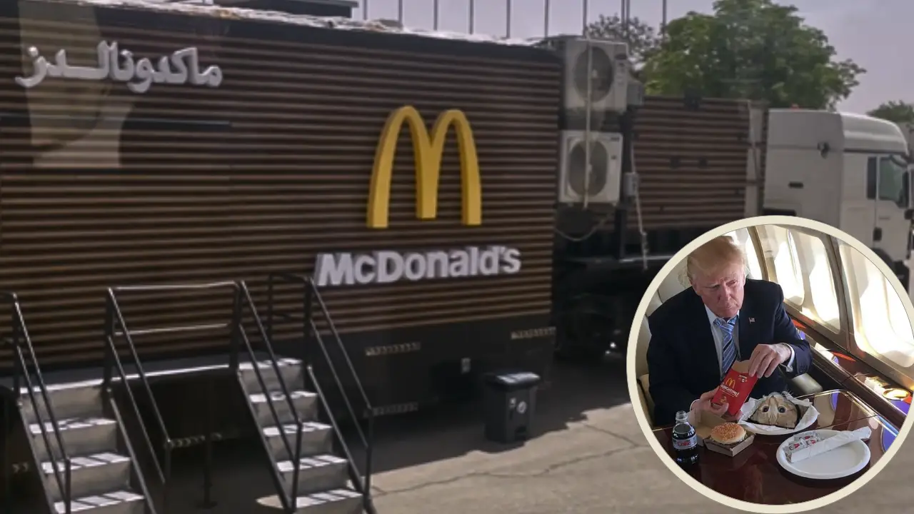 Happy meal, happy Trump: Saudi Arabia rolls out mobile McDonald's for Trump's McCravings | WATCH