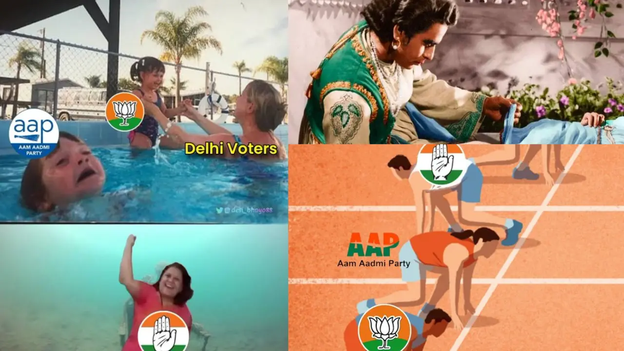 Delhi Election Results 2025: BJP's dramatic lead over AAP, Cong sparks meme fest. Here are our favourites Delhi Election Results 2025: BJP's dramatic lead over AAP, Cong sparks meme fest. Here are our favourites