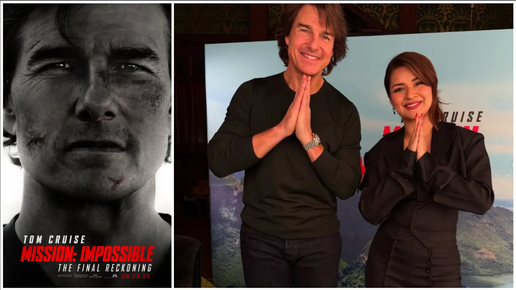 Mission Impossible: Tom Cruise poses with Avneet Kaur at Cannes 2025