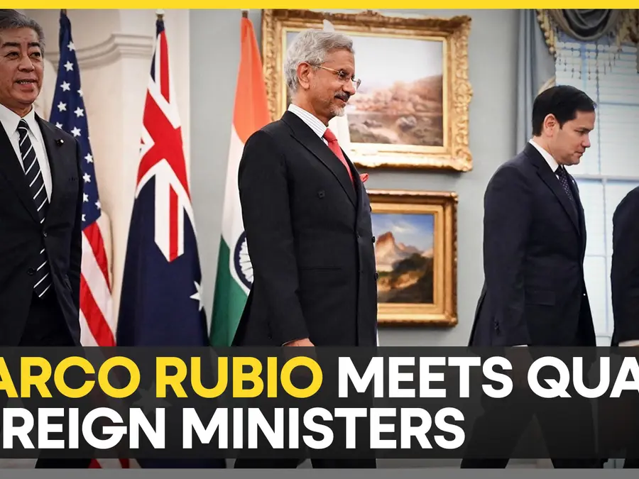 US Secretary of State Marco Rubio meets Quad foreign ministers in Washington US