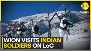 Indian soldiers guard borders at minus 12° C temperature