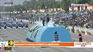 Republic Day 2025: Indian Army contingents march on Kartavya path