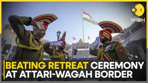 Beating retreat ceremony at Attari-Wagha border: Thrilling performance by BSF on Republic Day