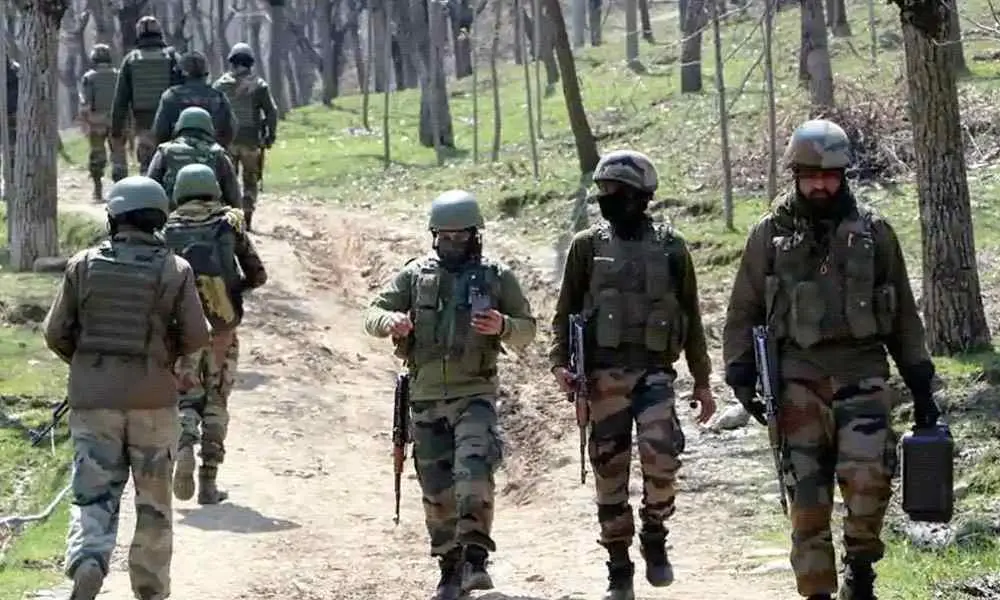 One terrorist killed in ongoing encounter in Jammu and Kashmir's Handwara One terrorist killed in ongoing encounter in Jammu and Kashmir's Handwara