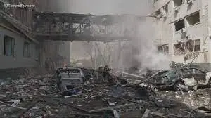 Russian aerial attacks kill three near Kyiv; Ukraine targets sites in 12 Russian regions Russian aerial attacks kill three near Kyiv; Ukraine targets sites in 12 Russian regions