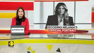 White House unveils official portrait of First Lady Melania Trump