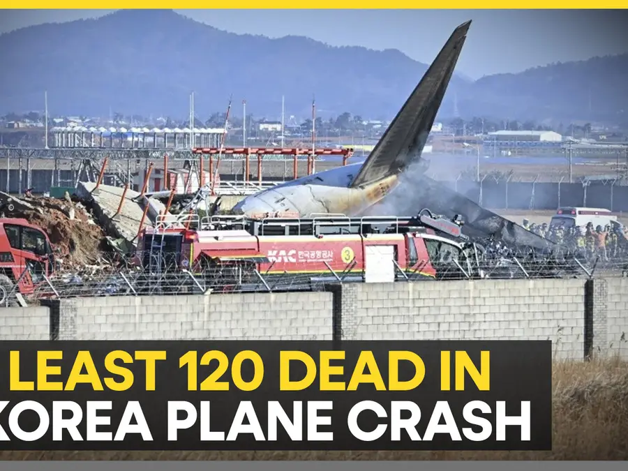 South Korea plane crash: Aircraft erupts into flames shortly after landing, at least 120 dead