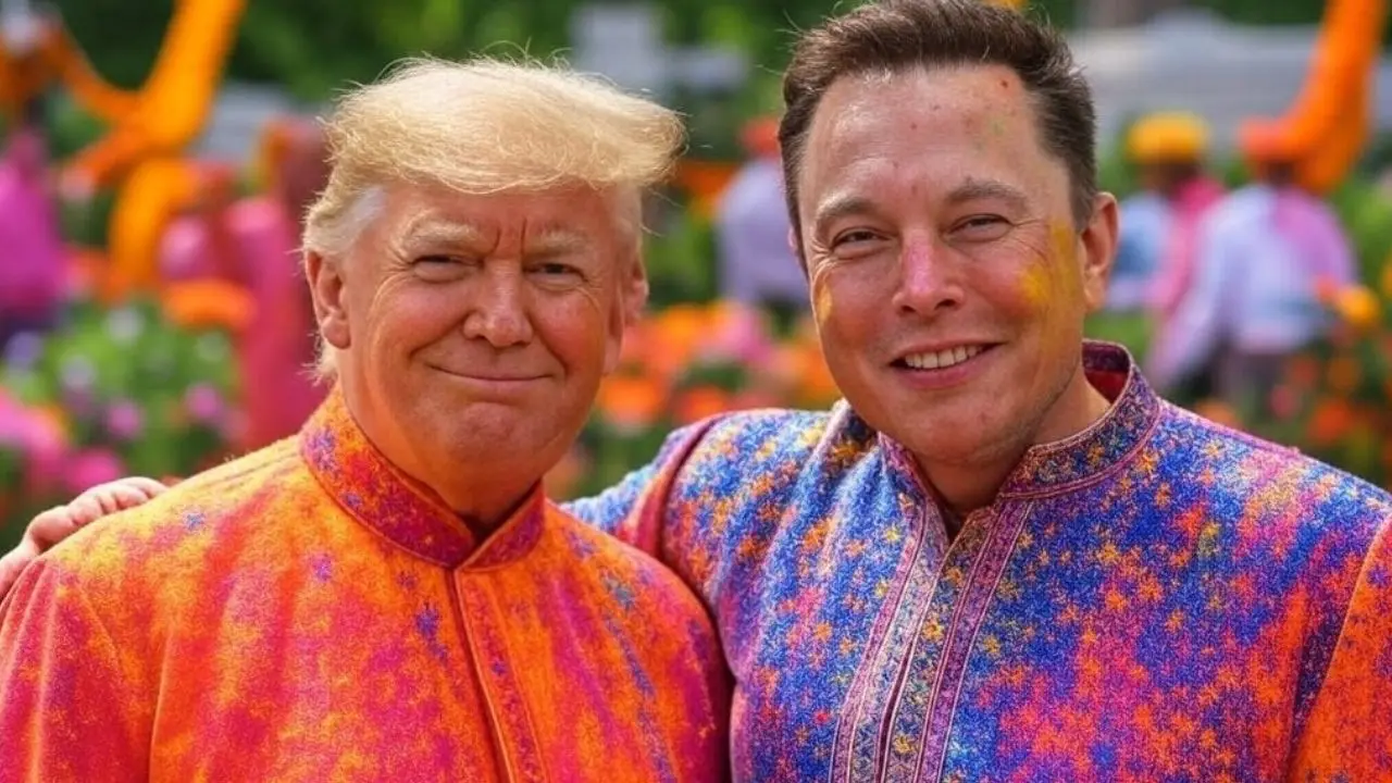 'AI-Generated Holi Bash': PM Modi, Donald Trump, Musk, Meloni and Virat Kohli come together for a festive splash! 'AI-Generated Holi Bash': PM Modi, Donald Trump, Musk, Meloni and Virat Kohli come together for a festive splash!