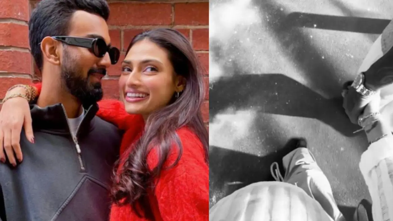 Athiya Shetty flaunts baby bump while walking hand-in-hand with baby daddy KL Rahul in new post Athiya Shetty flaunts baby bump while walking hand-in-hand with baby daddy KL Rahul in new post