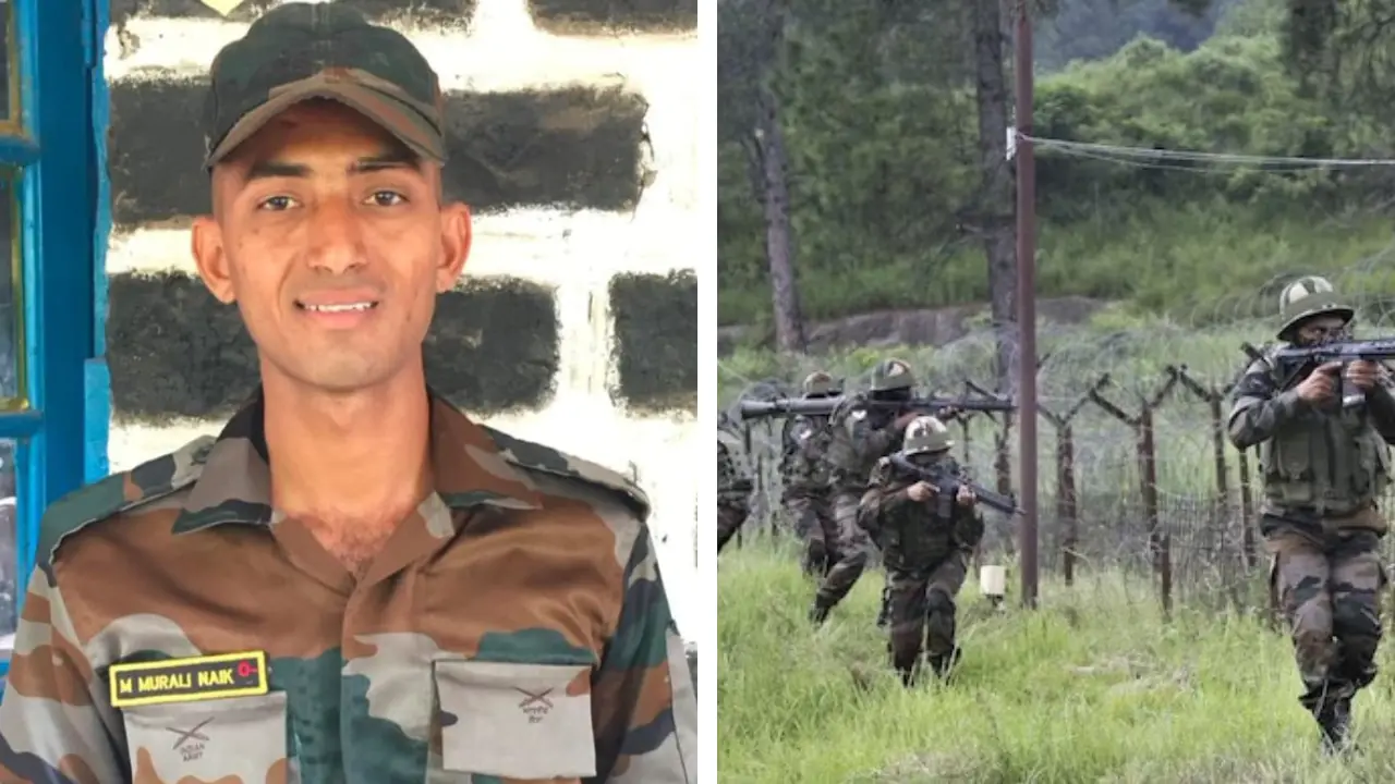 Indo-Pak war | Indian Army soldier Murali Naik martyred during cross border firing at LoC Indo-Pak war | Indian Army soldier Murali Naik martyred during cross border firing at LoC