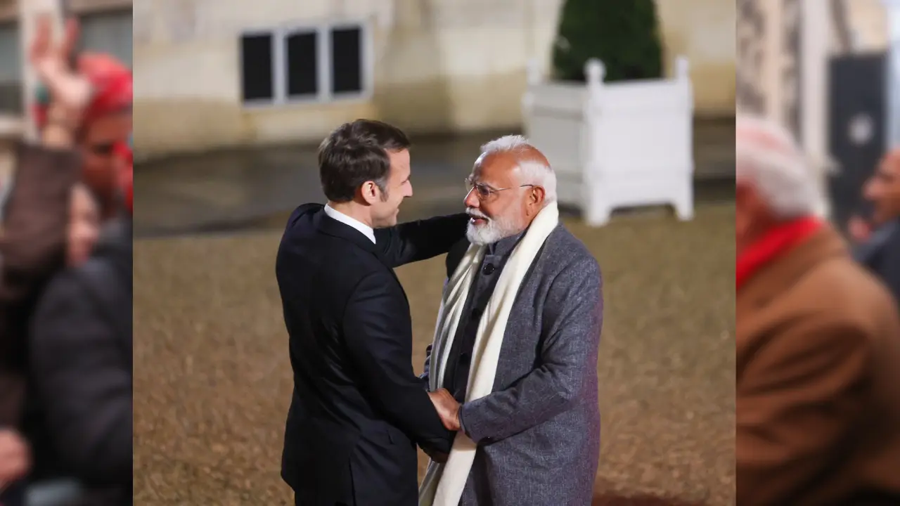 Indian PM Narendra Modi meets 'friend' Emmanuel Macron ahead of AI Summit Indian PM Narendra Modi meets 'friend' Emmanuel Macron ahead of AI Summit