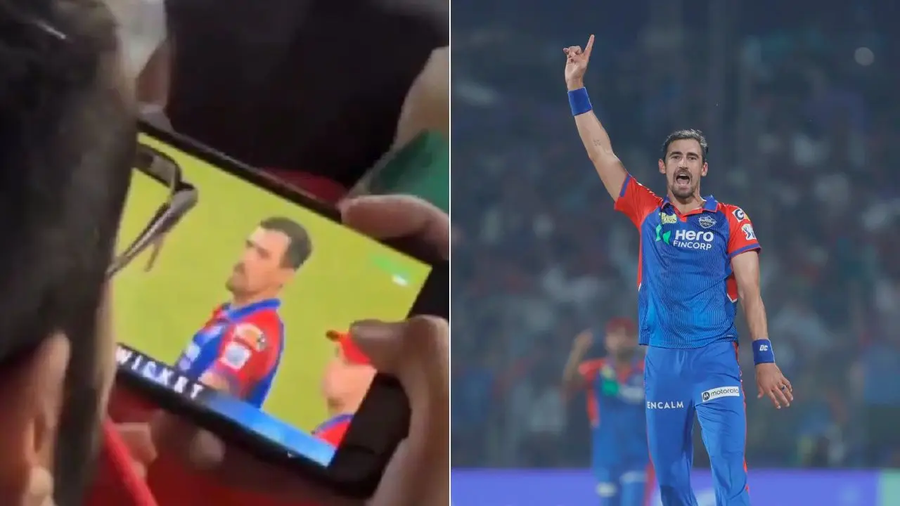 Pakistani fan filmed watching IPL game while attending live PSL match – Video goes viral Pakistani fan filmed watching IPL game while attending live PSL match – Video goes viral