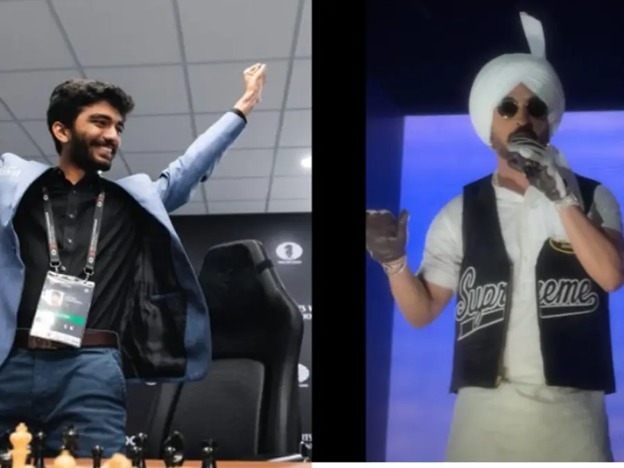 Watch | Diljit Dosanjh celebrates D Gukesh's historic win, dedicates his Chandigarh gig to chess champion