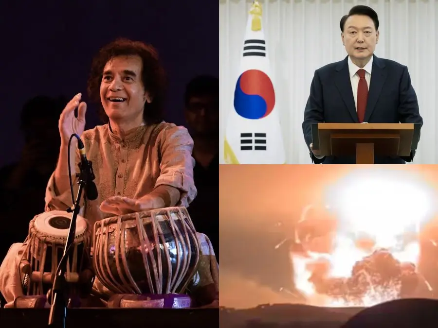 Morning news brief: Zakir Hussain dies at 73; South Korea begins impeachment hearing against Yoon, and more