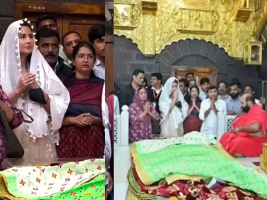 Katrina Kaif and her mother-in-law Veena Kaushal visit Sai Baba temple in Shirdi | See pics