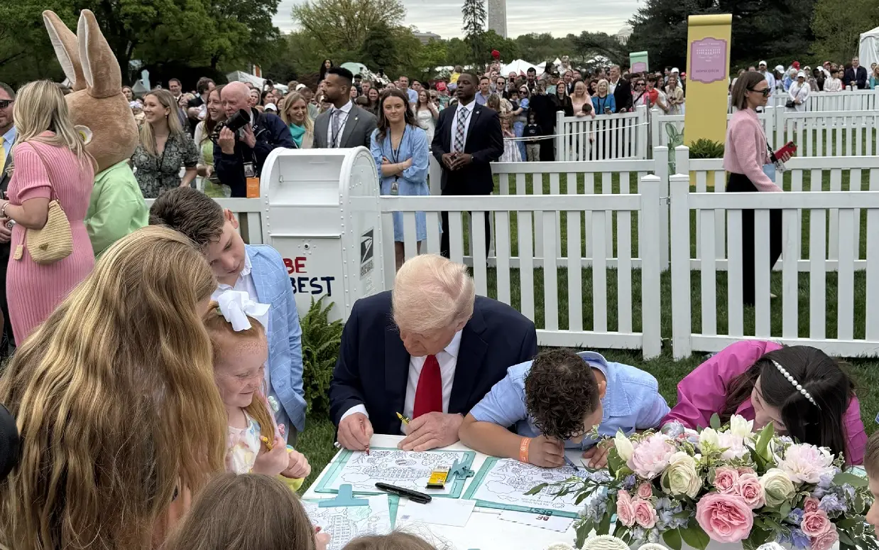 ‘We're bringing religion back in America,’ says Trump as he and Melania host White House Easter Egg Roll ‘We're bringing religion back in America,’ says Trump as he and Melania host White House Easter Egg Roll