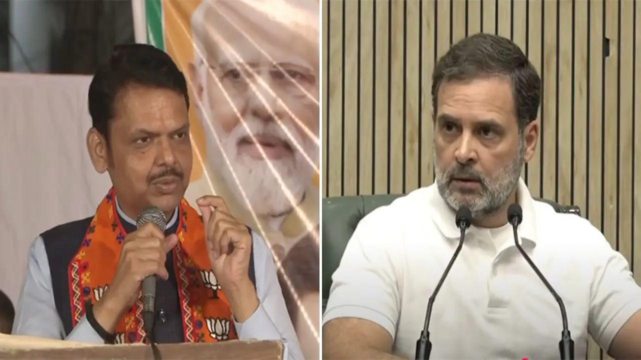 Rahul Gandhi alleges irregularities in Maharashtra polls, CM Fadnavis fires back Rahul Gandhi alleges irregularities in Maharashtra polls, CM Fadnavis fires back