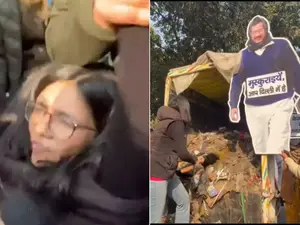 Watch: Swati Maliwal detained after dumping garbage outside Kejriwal's house in protest