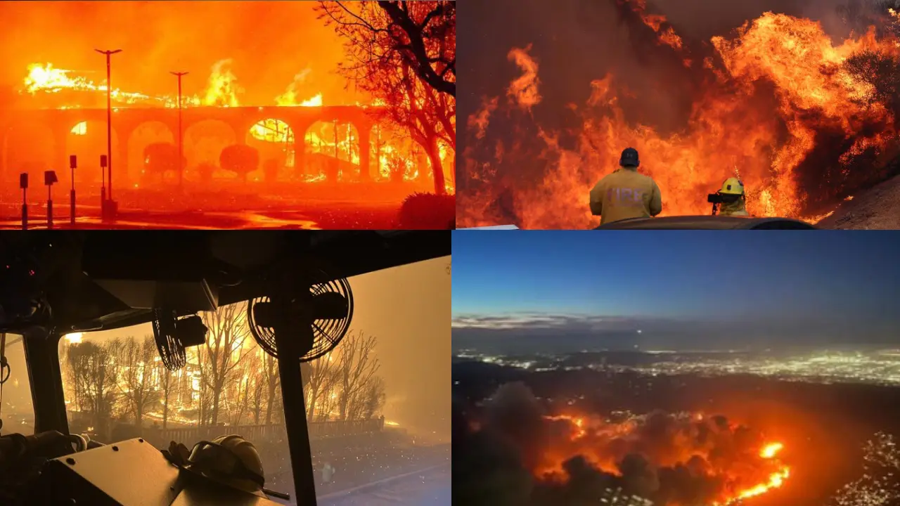 Los Angeles fire: 2 dead, several 'significantly' injured as Palisades fire spreads across 2,000 acres