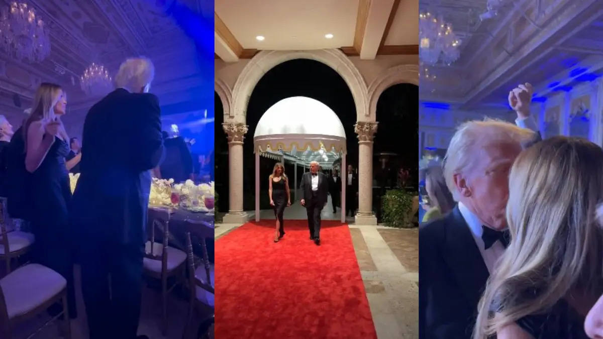 Watch: Trump and Melania groove on New Year's Eve; Netizens can't get enough of 'gorgeous First Lady' Watch: Trump and Melania groove on New Year's Eve; Netizens can't get enough of 'gorgeous First Lady'