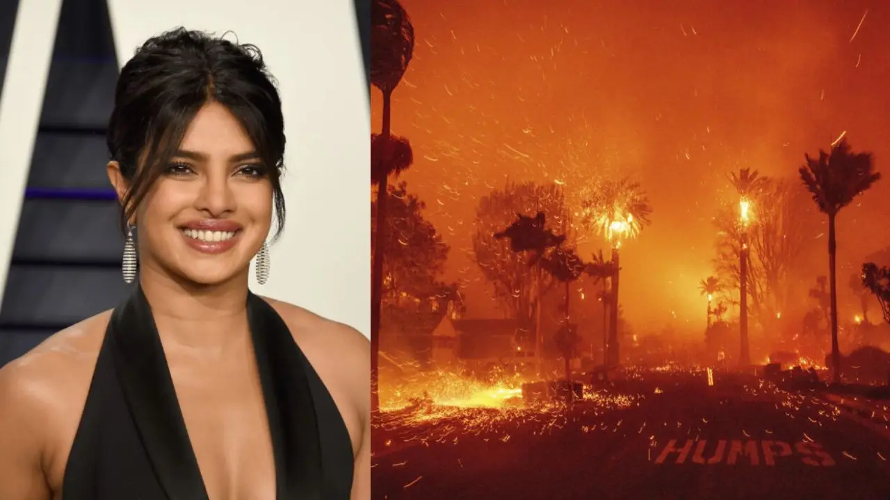 Los Angeles Wildfire: Priyanka Chopra shares video of LA fires as Hollywood celebs flee Los Angeles Wildfire: Priyanka Chopra shares video of LA fires as Hollywood celebs flee