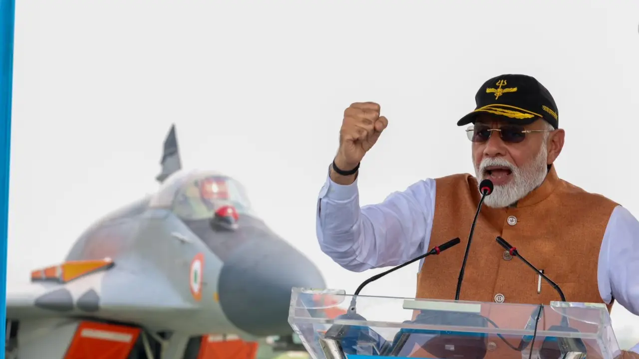 PM Narendra Modi, in address at Adampur Air Base, reiterates Operation Sindoor as India's anti-terror policy, lists 3 pillars