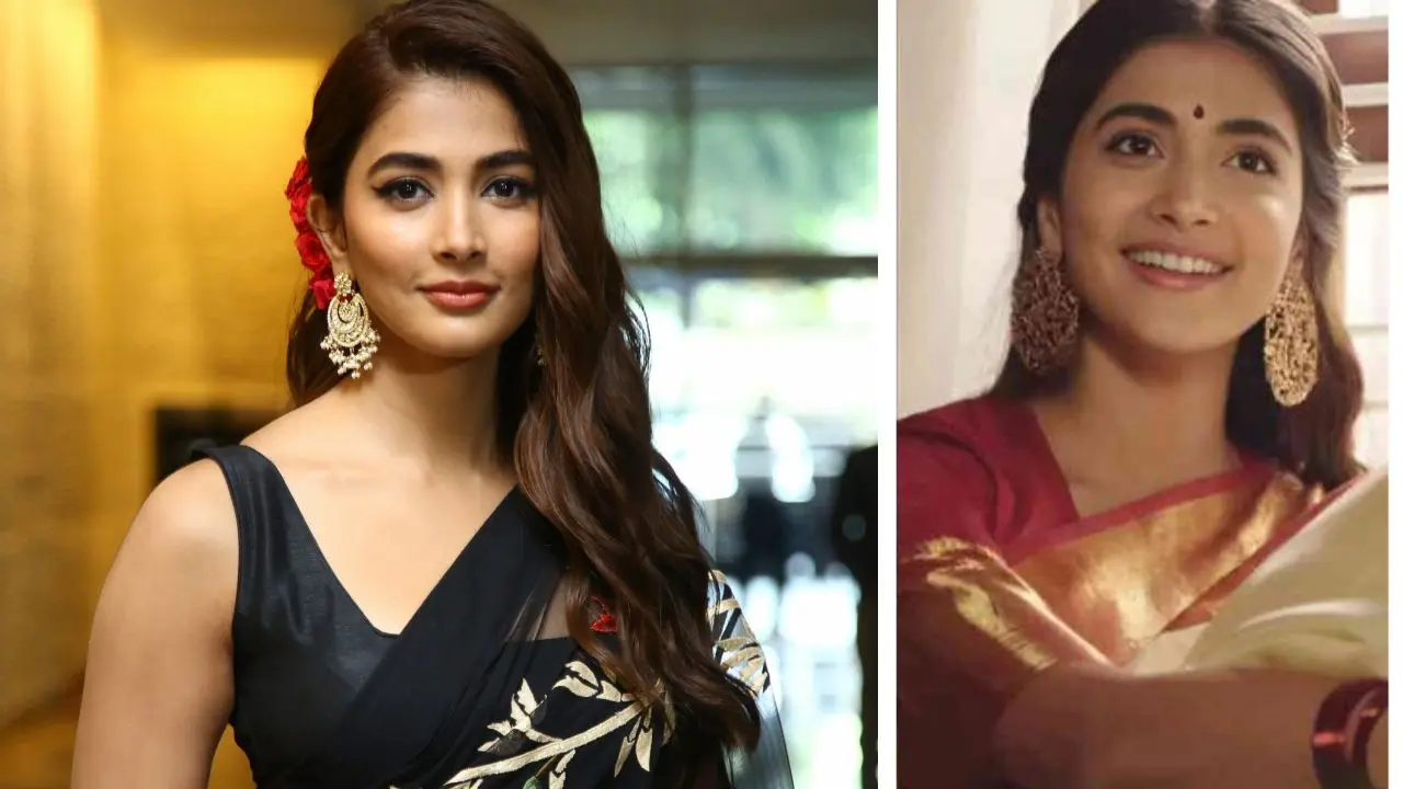 Pooja Hegde shares a peek into Rukmini from gangster drama Retro with Suriya Pooja Hegde shares a peek into Rukmini from gangster drama Retro with Suriya