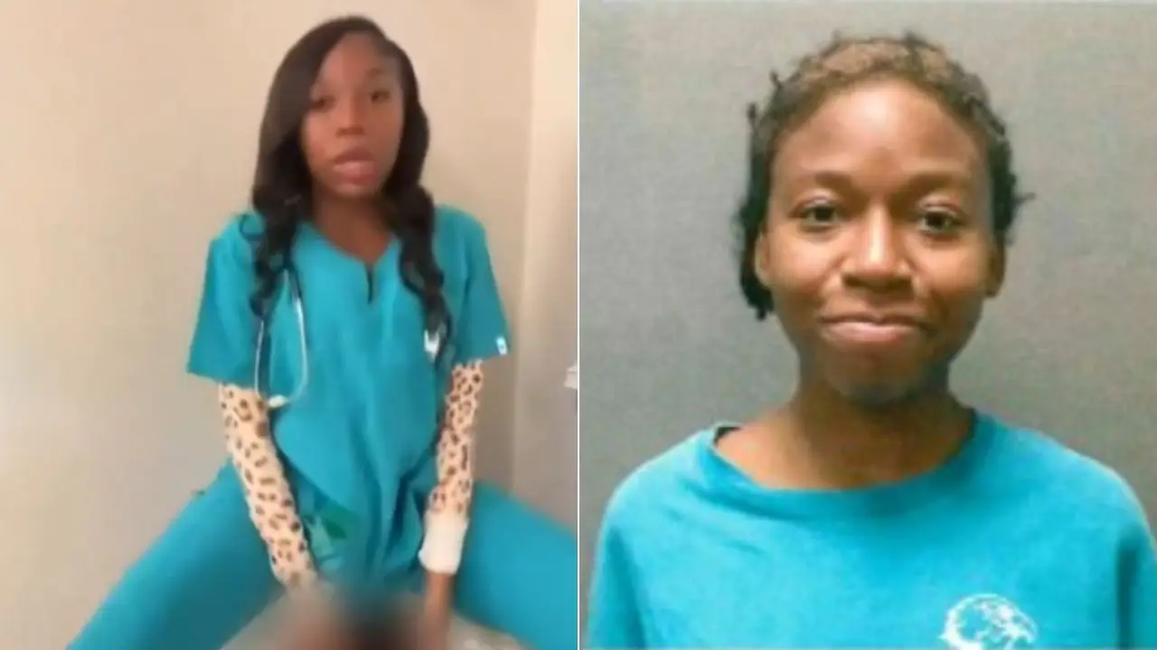'Disgusting!': 19-year-old nurse arrested for twerks over patient in viral video, smirks in mugshot 'Disgusting!': 19-year-old nurse arrested for twerks over patient in viral video, smirks in mugshot