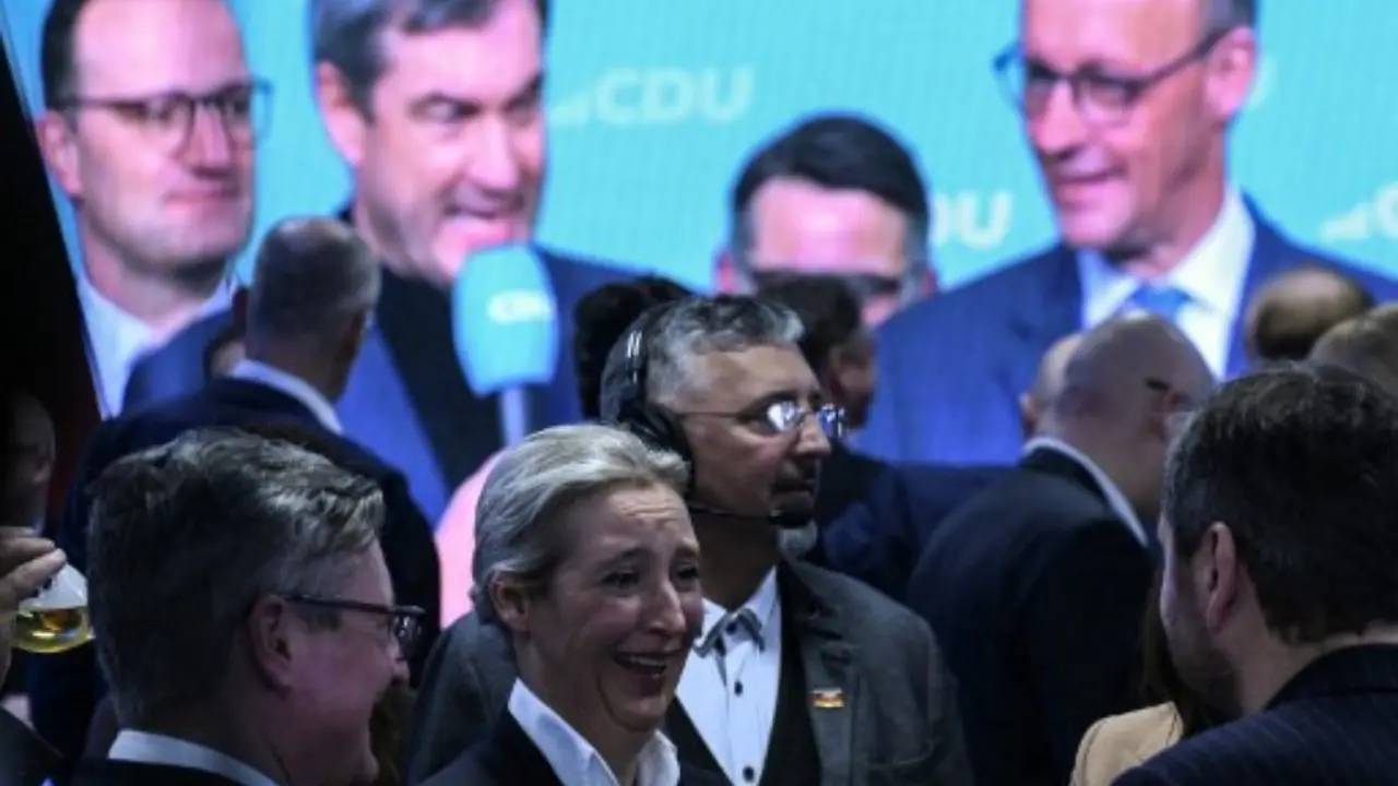 German far-right AfD leader calls election result ‘historic’ after exit polls, Weidel calls for CDU alliance German far-right AfD leader calls election result ‘historic’ after exit polls, Weidel calls for CDU alliance