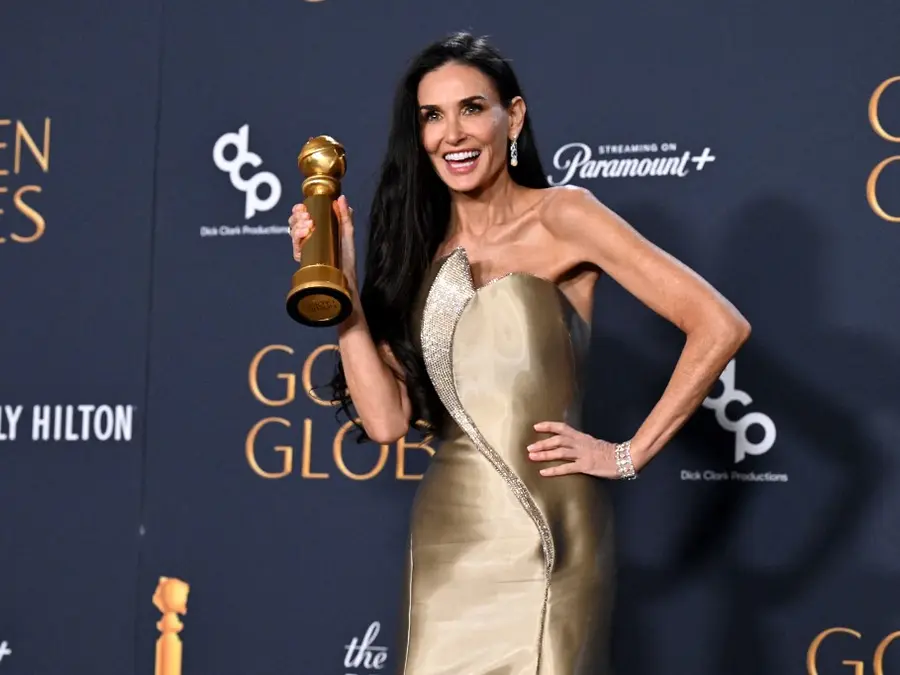 Demi Moore on winning Best Actress Golden Globe: I celebrate this as a marker of my wholeness