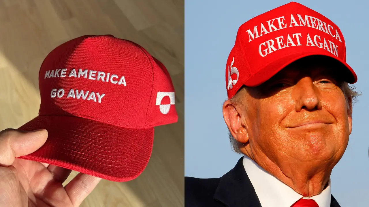 'Make America Go Away' hats take a swipe at Trump's MAGA ahead of JD Vance's Greenland visit 'Make America Go Away' hats take a swipe at Trump's MAGA ahead of JD Vance's Greenland visit