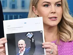 ‘Hostile and political’: White House slams Jeff Bezos over Amazon’s move to show Trump’s tariffs on price tags
