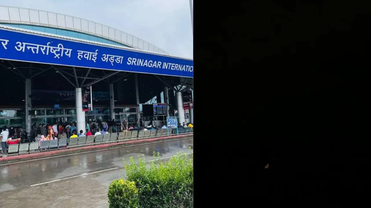 India-Pakistan war: Pakistani drone attack next to Srinagar airport after explosions in Jammu India-Pakistan war: Pakistani drone attack next to Srinagar airport after explosions in Jammu