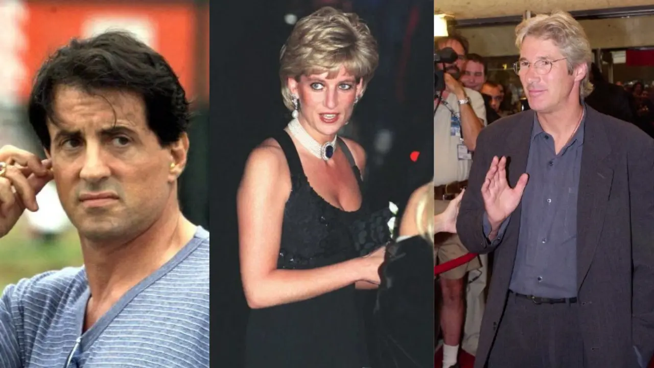 Sylvester Stallone and Richard Gere got into a 'fist-fight' over Princess Diana, new book reveals