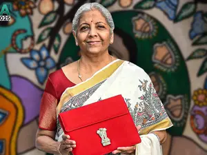 Budget 2025:  FM Nirmala Sitharaman pays tribute to Madhubani art, dons elegant off-white saree