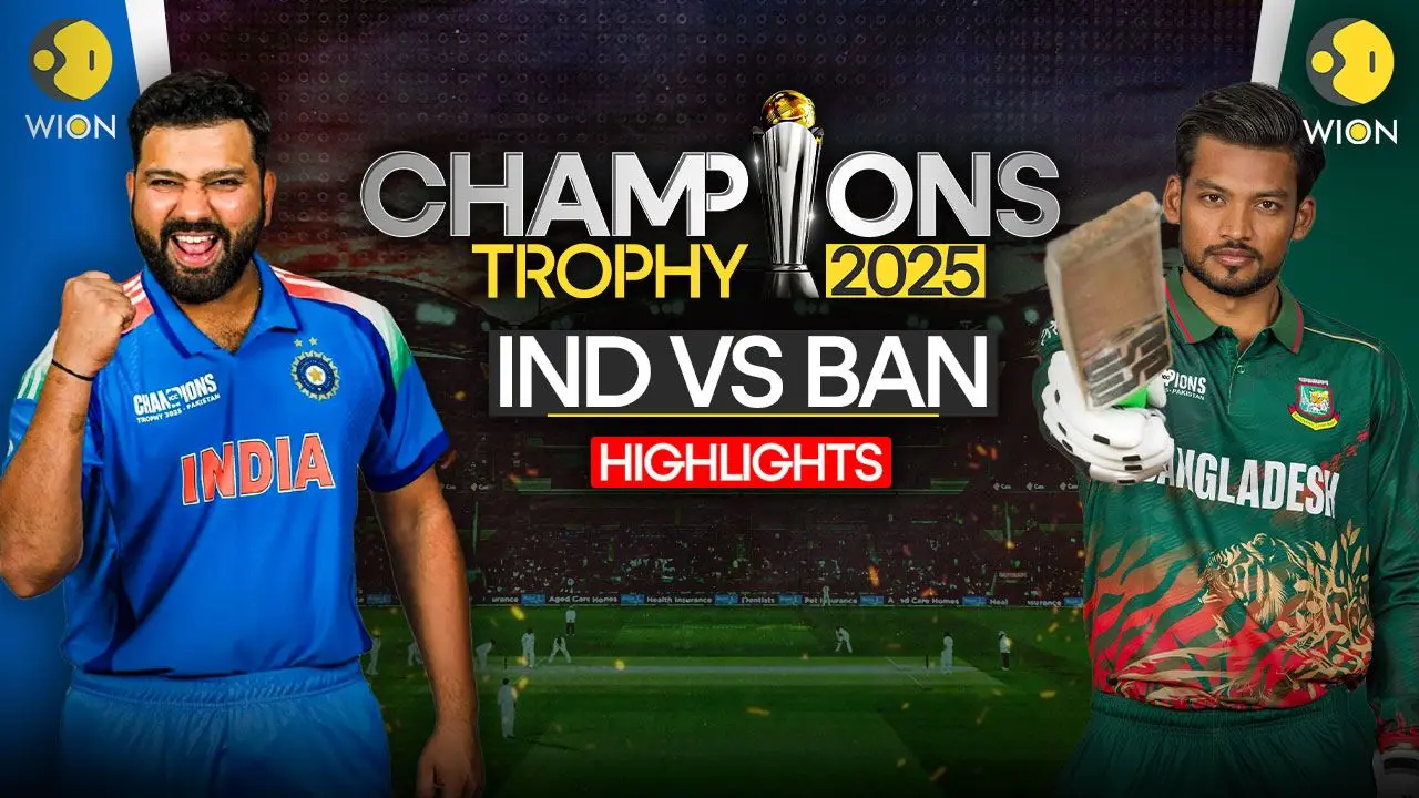 HIGHLIGHTS | IND vs BAN, Champions Trophy 2025: India beat Bangladesh by 6 wickets in Dubai