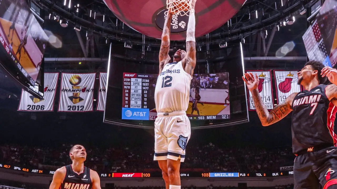 NBA fines Memphis Grizzlies' Ja Morant for imaginary gun gesture NBA fines Memphis Grizzlies' Ja Morant for imaginary gun gesture