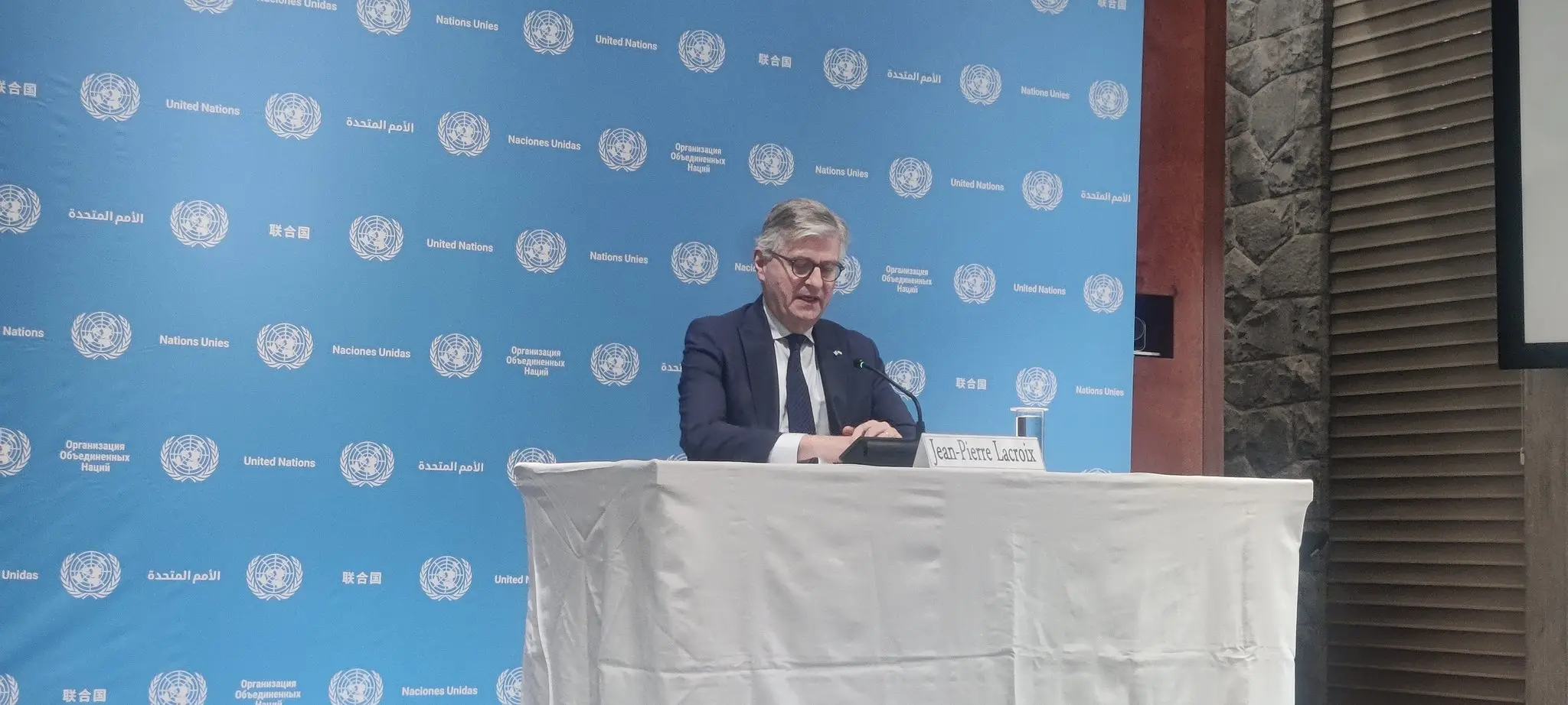 Indian UN peacekeepers stood the ground in Congo: UN Peacekeeping chief Jean-Pierre Lacroix Indian UN peacekeepers stood the ground in Congo: UN Peacekeeping chief Jean-Pierre Lacroix