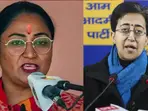 Delhi CM Rekha Gupta and AAP leader Atishi bicker over 'election promises'