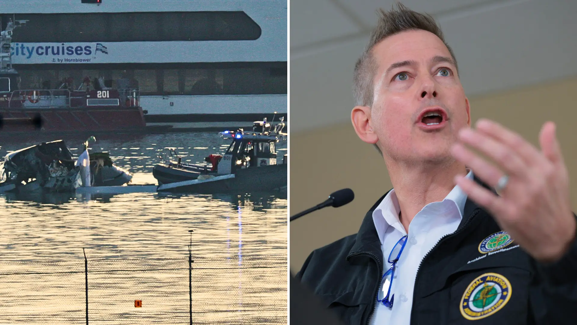 'Helicopter knew there was a plane': Trump, US transportation secretary say deadly Washington DC crash was ‘preventable’