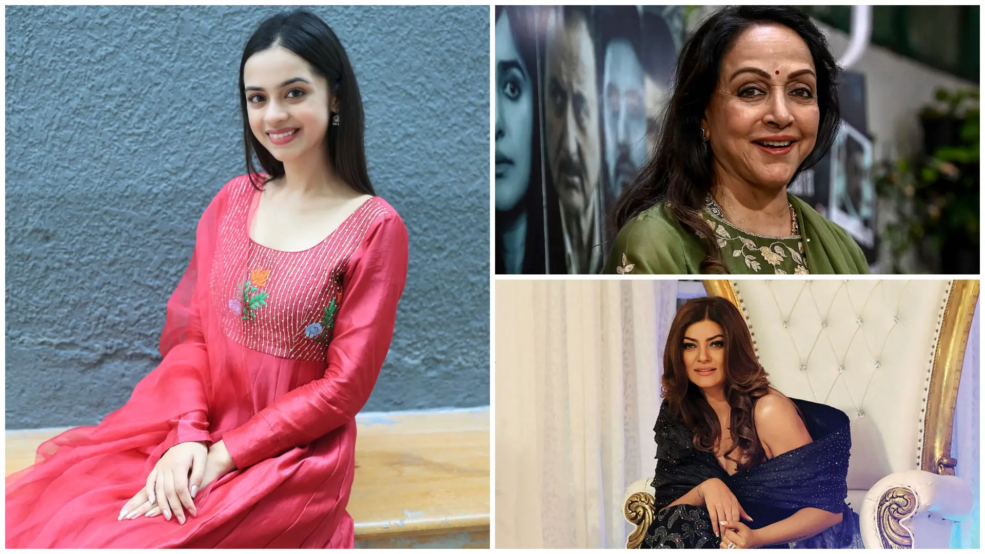 Laapataa Ladies star Nitanshi Goel pays respects to Hema Malini and Sushmita Sen during fashion show Laapataa Ladies star Nitanshi Goel pays respects to Hema Malini and Sushmita Sen during fashion show