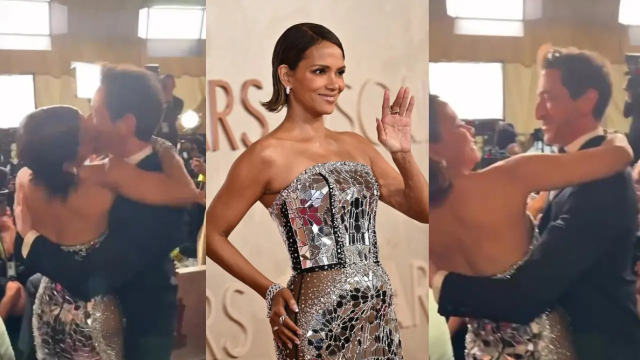 Oscars 2025: Adrien Brody and Halle Berry recreate controversial Oscar 2003 kiss on the red carpet- 'Payback'